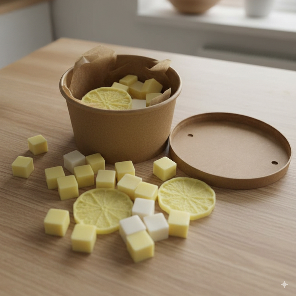 Citromos túrótorta illatviasz - Serenity Candle