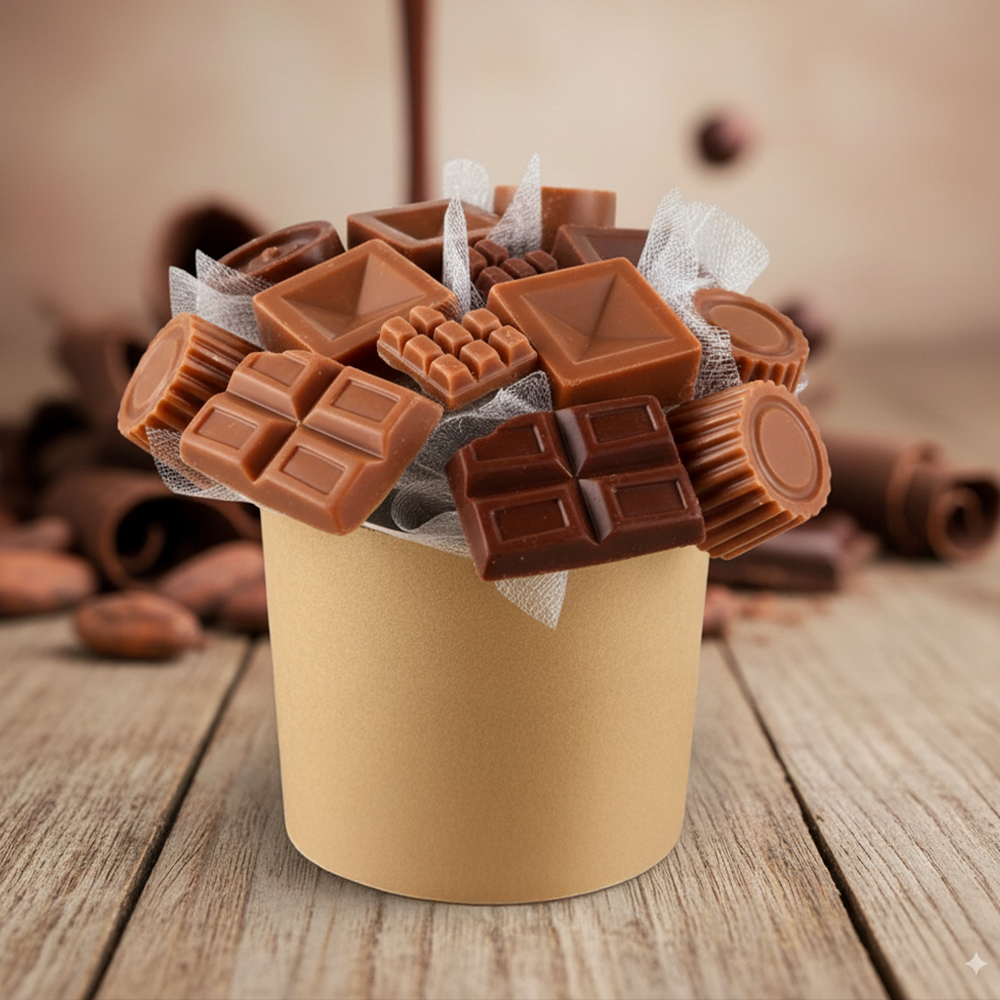 Csokis illatviasz Box - Serenity Candle